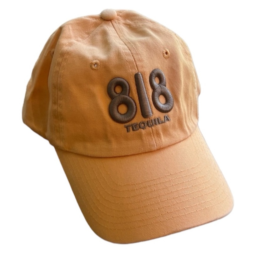 Kendall & Kylie 818 Orange Hat Baseball Cap Tequila Adjustable One Size